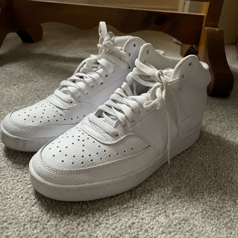 Nike white high tops
